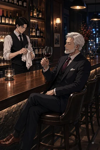 와인바에서